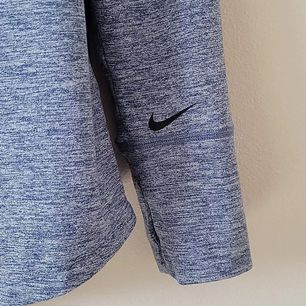 Nike Yoga Cardigan Blue Space Dye Open Waterfall Front Size‎ Small